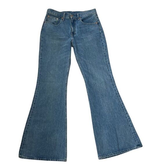 Levi’s Women's 70's High Flare Wide Leg Jeans Blue Size 27 - Picture 1 of 9